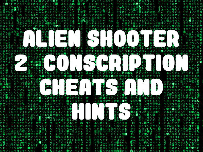 Alien Shooter 2 Conscription Unlock Coderar