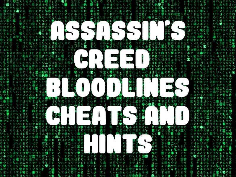 Assassin's Creed: Bloodlines for PlayStation Portable - Cheats