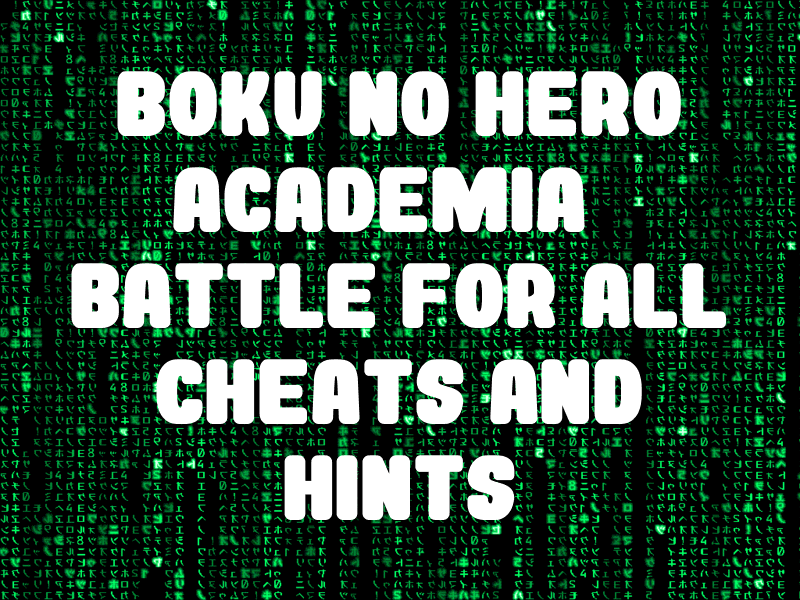My Hero Academia: Battle for All School Uniform QR Codes Released