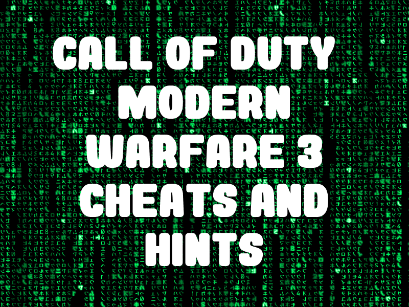 Voorkeursbehandeling Voorvoegsel Trolley Call of Duty: Modern Warfare 3 Cheats and Hints for Xbox 360 Voorkeursbehandeling Voorvoegsel Trolley Call of Duty: Modern Warfare 3 Cheats and Hints for Xbox 360