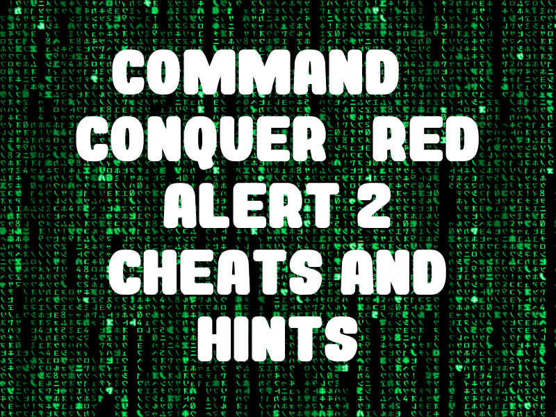 klart kok End Command & Conquer: Red Alert 2 Cheats and Hints for PC