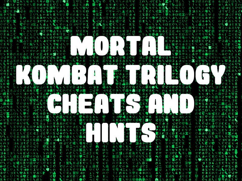 Mortal Kombat Trilogy - PLAYSTATION - Moves, Fatalities and Codes 