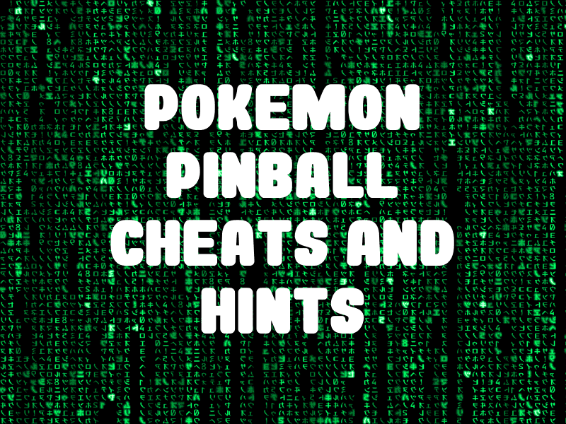 Pokemon Pinball Cheats For Game Boy Color - GameSpot