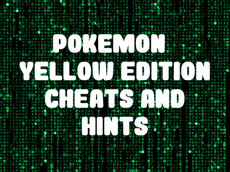 Cheats for Pokemon Yellow On Gameboy Color – Through the thousand images on  the web with regards to cheats for pokemon y…