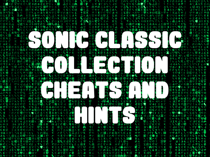 Sonic Classic Collection Dumps and Opcode Fixes