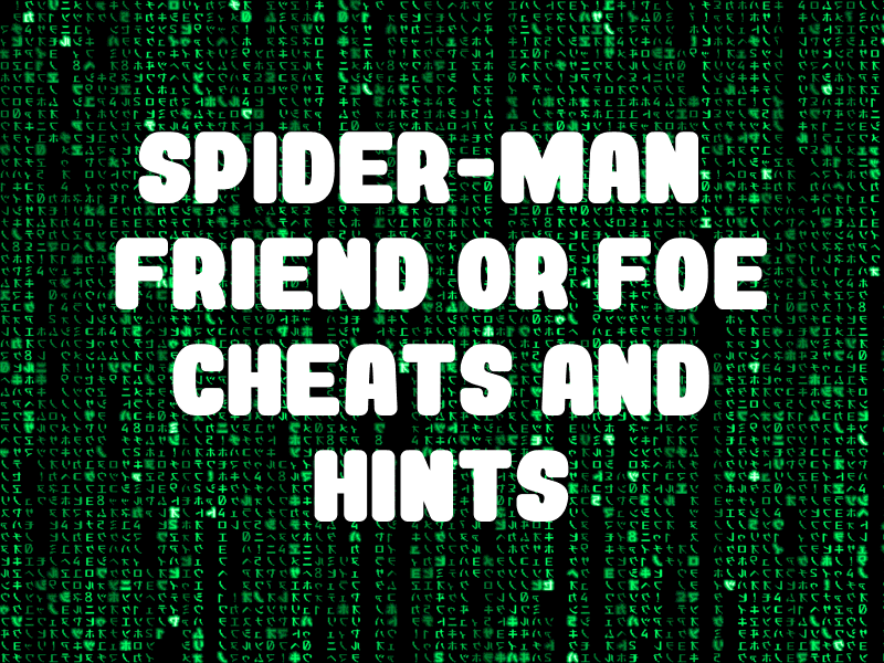 Códigos do Spider-man Friend or Foe do PS2 #spiderman #spidermanfriend