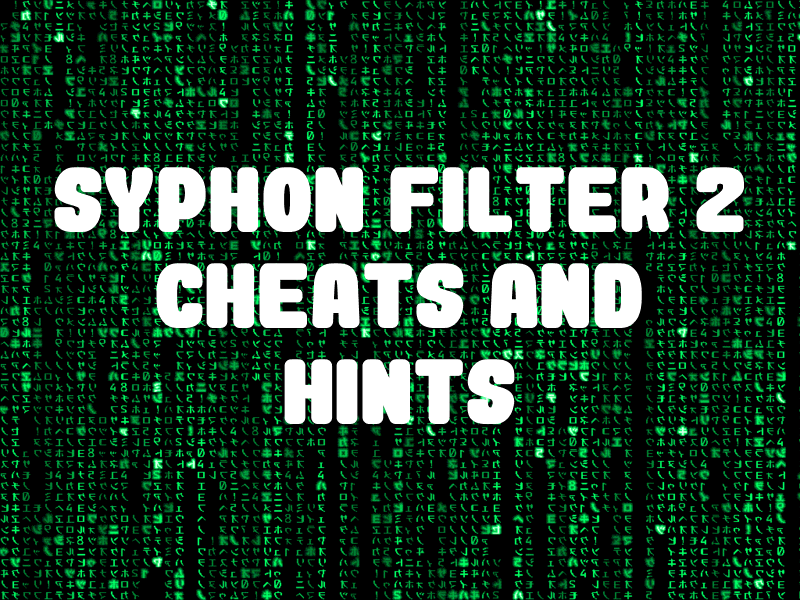 syphon filter 2 ps1 Values - MAVIN