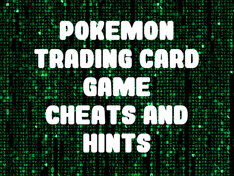 Pokemon trading card game cheats gameshark codes 2019 Pokemon trading card game cheats gameshark codes 2019